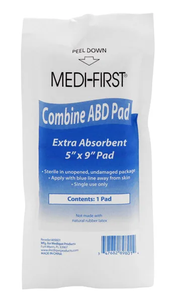 Sterile Combine ABD Pad - Safetymax