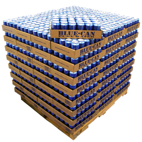 Blue Can Water - 1 pallet