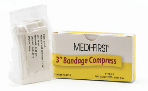 Compress 3" Bandage, Unitized